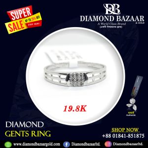 Diamond Gents Ring