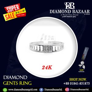 Diamond Gents Ring